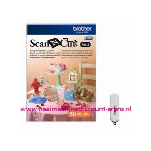 ScanNCut USB Nr. 4 Collectie 3D papiermodellen / 011254