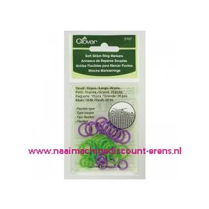 Clover 3107 Soft stitch ring markers / 011478