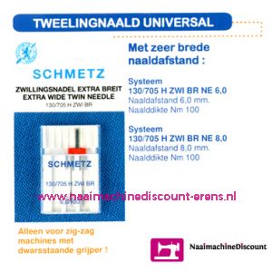 Tweeling Universal 130/705 H-ZWI-90  3,0 mm. - 1721
