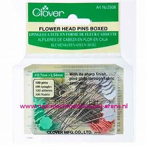 Clover 2506 Flower Head Spelden - Quiltspelden met bloemkop