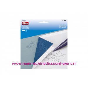  Transfer papier wit/blauw prym art. nr 610464 