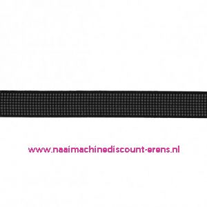Baleinenband 6mm rigiband zwart