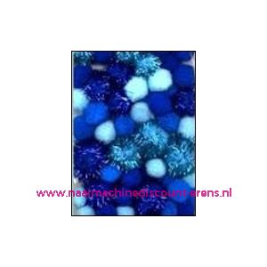 Zak met 50 pompoenen in blauw tinten - 12233-3303
